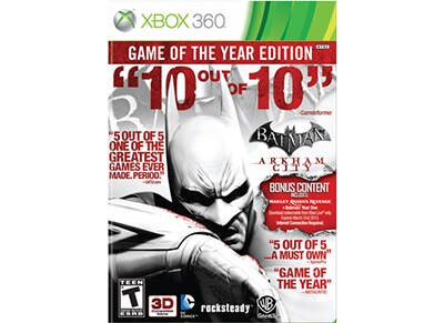 Batman Arkham City GOTY – Xbox 360 Game