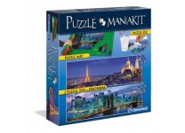 Παζλ Παρίσι Γέφυρα Brooklyn Mania Kit Ρολο Κολλα & 2 Παζλ (1000 Κομμάτια)