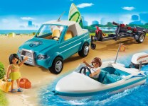 PLAYMOBIL 6864 Όχημα Με Ταχύπλοο Σκάφος και Υποβρύχιο Μοτέρ