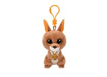 Λούτρινο με Κλιπ Καγκουρό Καφέ 8.5cm TY Beanie Boos