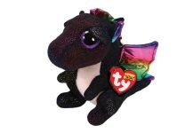 Λούτρινο Δράκος Μαύρος 23cm TY Beanie Boos