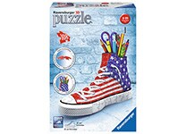 3D Παζλ American Flag Sneaker (108 Κομμάτια)