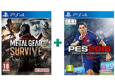 Metal Gear Survive & Pro Evolution Soccer 2018 – PS4 Game
