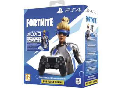 Sony DualShock 4 v2 – Χειριστήριο PS4 – Μαύρο – Fortnite Neo Versa bundles