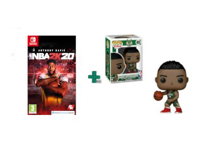NBA 2K20 – Nintendo Switch Game & Φιγούρα Funko Pop! Sports – Giannis Antetokounmpo