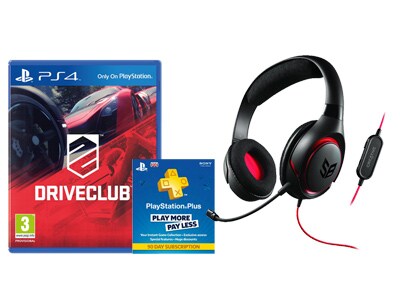DriveClub & PS Plus 3 Μηνών & Creative Inferno – PS4