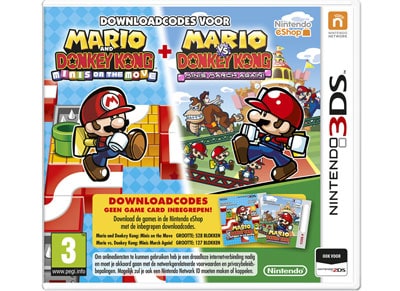 Mario vs Donkey Kong: March Again & Minis on the Move (Code in a Box) – 3DS/2DS Game