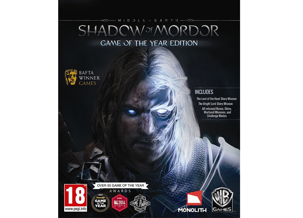 middle earth shadow of mordor game of the year ps4