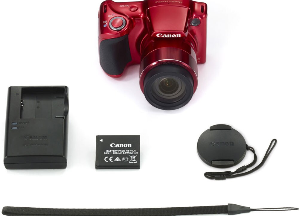 Compact Canon Powershot SX420 IS - Κόκκινο | Multirama.gr