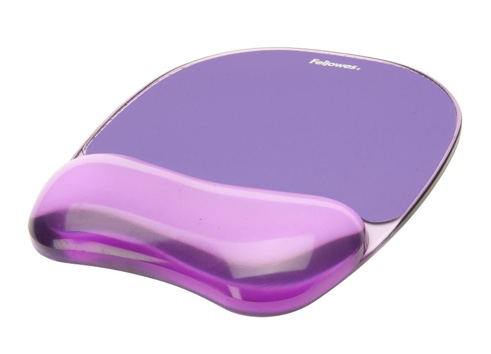 Mousepad Fellowes Gel Crystals Mousepad/Wrist Rest Μωβ Multirama.gr