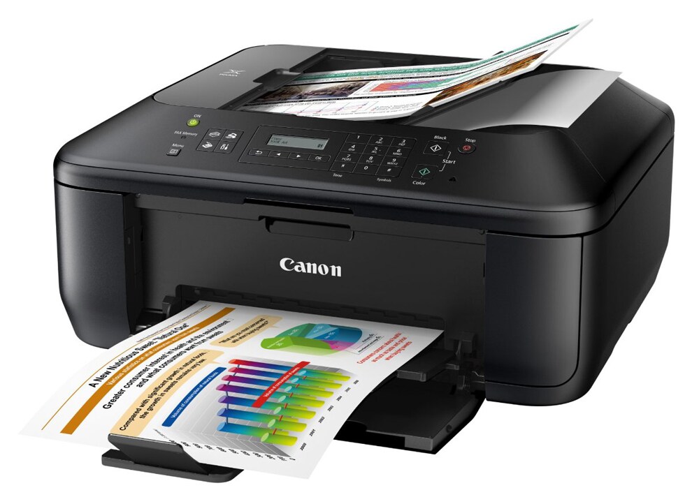 pixma mx452 manual send a fax