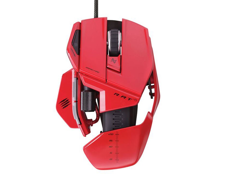 Mad Catz Cyborg R.A.T. 5 - Gaming Mouse - Κόκκινο | Multirama.gr