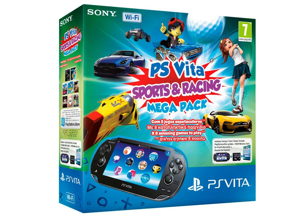 Sony PS Vita WiFi & Mega Sports & Racing & 16GB Κάρτα Μν... Multirama.gr