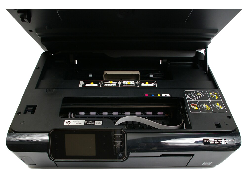 HP DeskJet Ink Advantage 5525 AiO & HP Ink 655 CZ109AE Black .