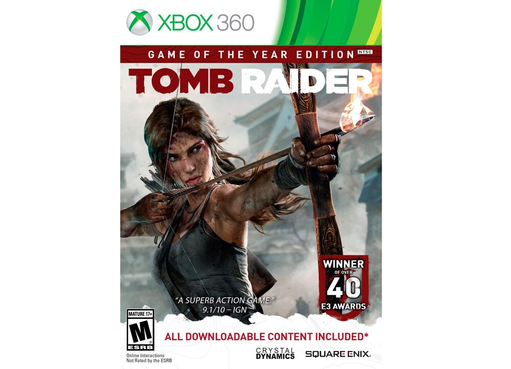 tomb raider game of the year edition xbox 360