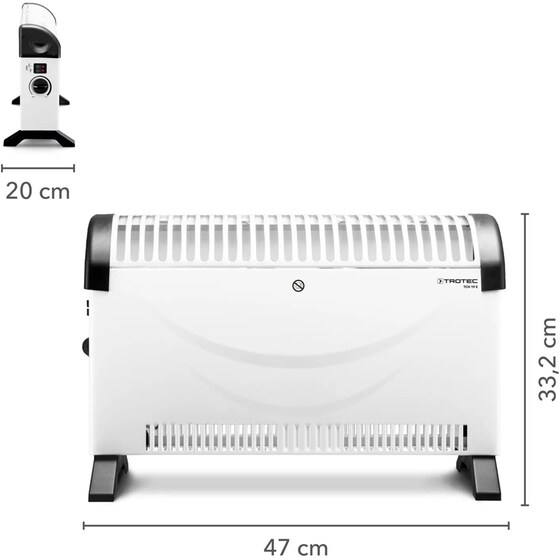 Θερμοπομπός Δαπέδου TROTEC TCH 19 E 2000W Public