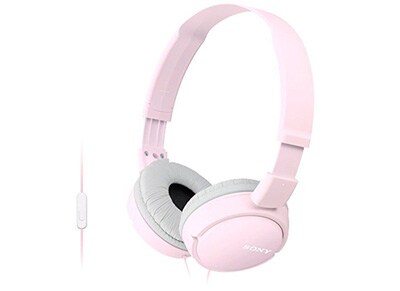 Ακουστικά Κεφαλής με μικρόφωνο Sony MDR ZX110APP Ροζ