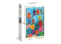 Παζλ Χρωματιστές Μικρές Κουκουβάγιες HQ Collection (500 Κομμάτια)
