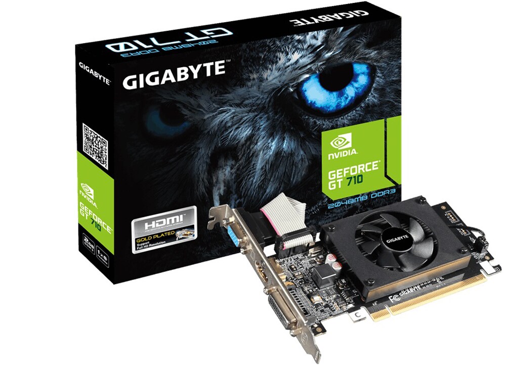 Gigabyte geforce gt 710 lp d5 обзор