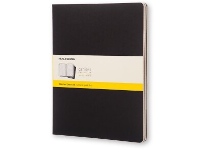 Σημειωματάριο Moleskine Cahier Journal Black - Extra Extra Large (3 Τεμάχια)