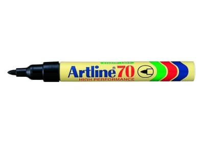 Ανεξίτηλος Μαρκαδόρος Artline 70 Μαύρο 1.5mm