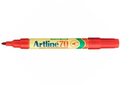 Ανεξίτηλος Μαρκαδόρος Artline 70 Κόκκινο 1.5mm