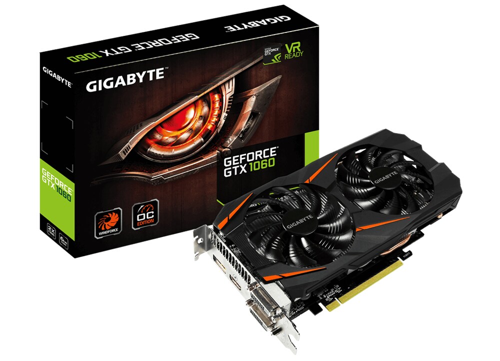 Κάρτα γραφικών NVIDIA GIGABYTE GeForce GTX 1060 WINDFORCE OC 6G | Public