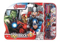 Σετ Ζωγραφικης Avengers Giga Block 5σε1