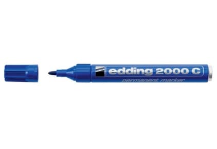 Ανεξίτηλος Μαρκαδόρος Edding 2000 Μπλε 1.5-3.0mm