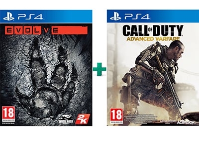 PS4 Game – Call of Duty: Advanced Warfare & Evolve