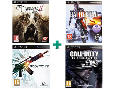 Battlefield 4 & Call of Duty: Ghosts & Bodycount & The Darkness II – PS3