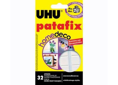 Αυτοκόλλητη Κόλλα - UHU - Patafix Home Deco 32 Τεμάχια