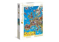 Παζλ Χάρτης της Ευρώπης HQ Collection (1000 Κομμάτια)