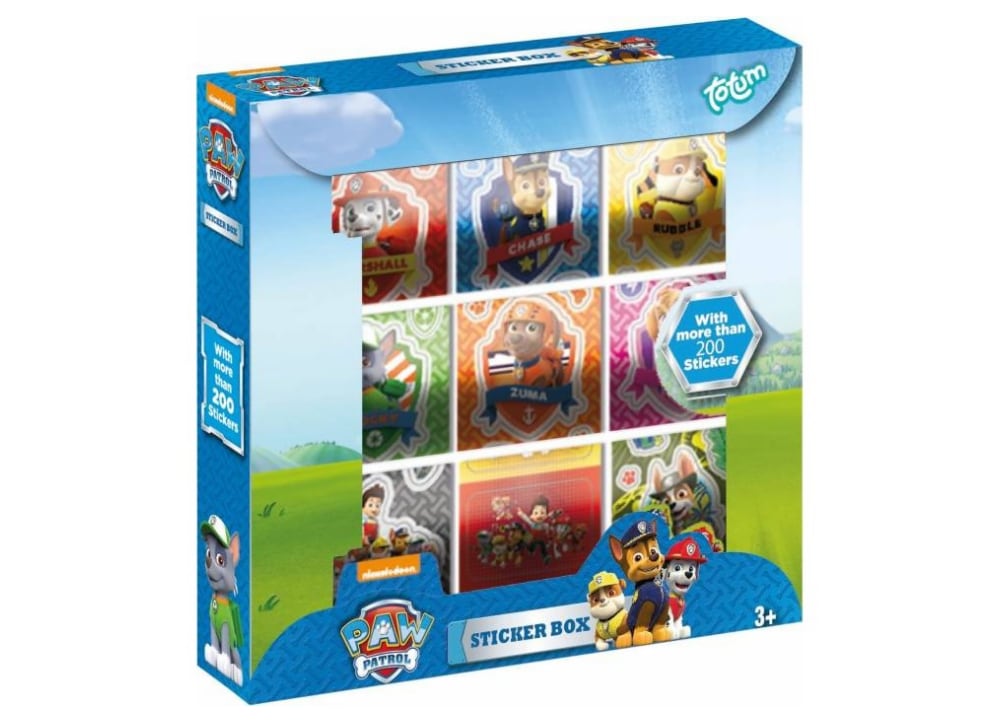 Αυτοκόλλητα Paw Patrol σε Sticker Box (9 Rolls) Public