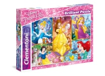 Παζλ Πριγκίπισσες Brilliant Super Color Disney (104 Κομμάτια)