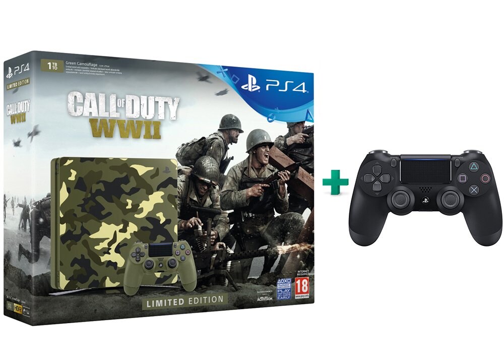 Sony Playstation 4 1tb Slim Limited Edition And Call Of Duty Wwii And 2ο