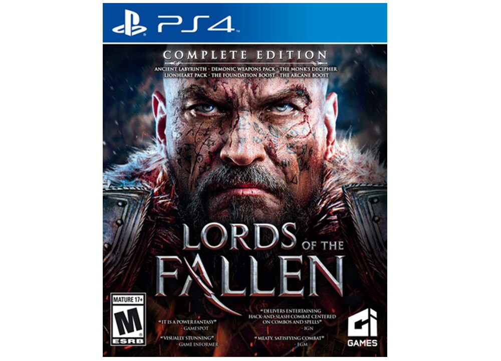 Lord of the fallen вылетает ps4