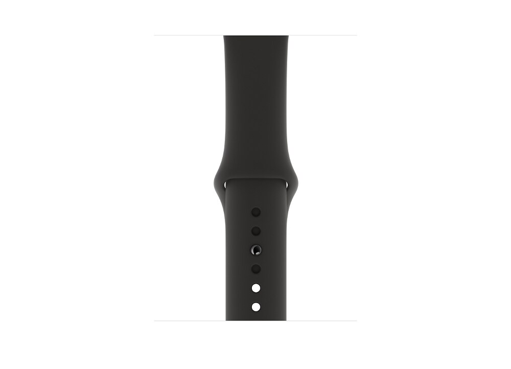 apple watch space gray white band