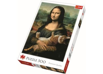 Παζλ Mona Lisa & Kitty (500 Κομμάτια)