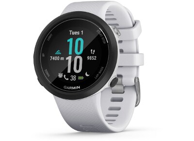 Smartwatch Garmin Swim 2 42mm Λευκό Ασημί