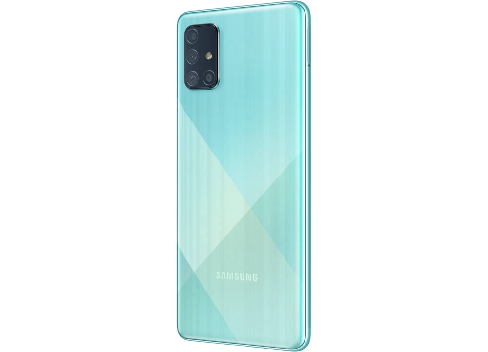 samsung a71 in blue colour
