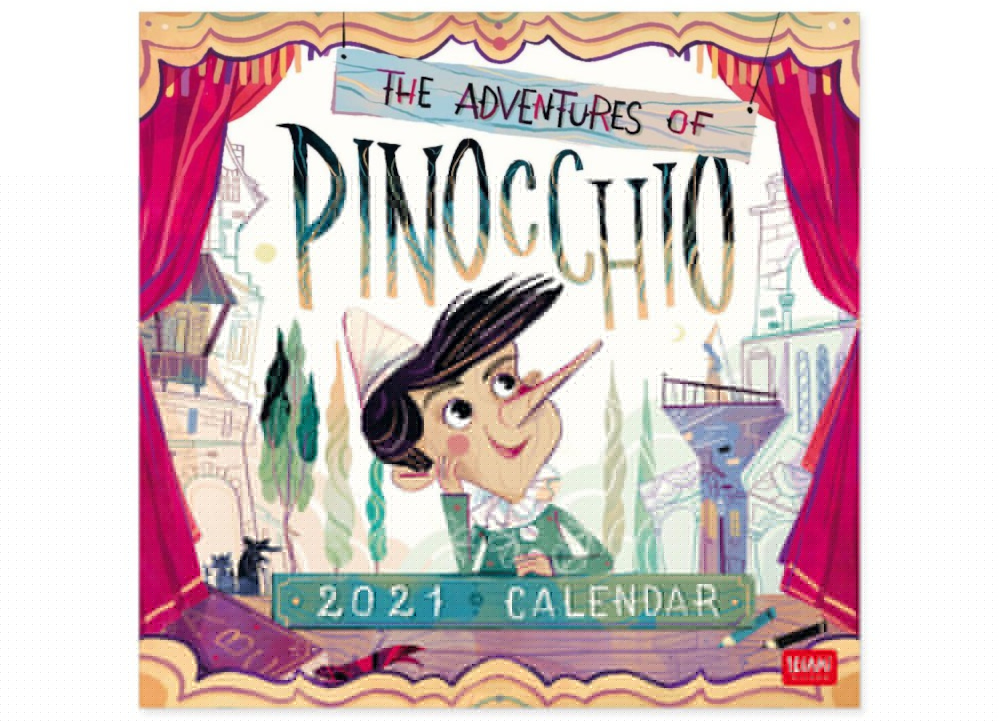 Ημερολόγιο 2021 Legami 12M 30X29 Pinocchio | Public