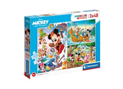 Παζλ Mickey And Friends Supercolor (3x48 Κομμάτια)