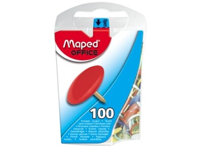 Πινέζες Maped 310011 10mm Χρωματιστές 100 Τεμάχια