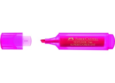 Μαρκαδόρος Υπογράμμισης Faber Castell Superfluorescent 1546 Ροζ 1.0-5.0mm