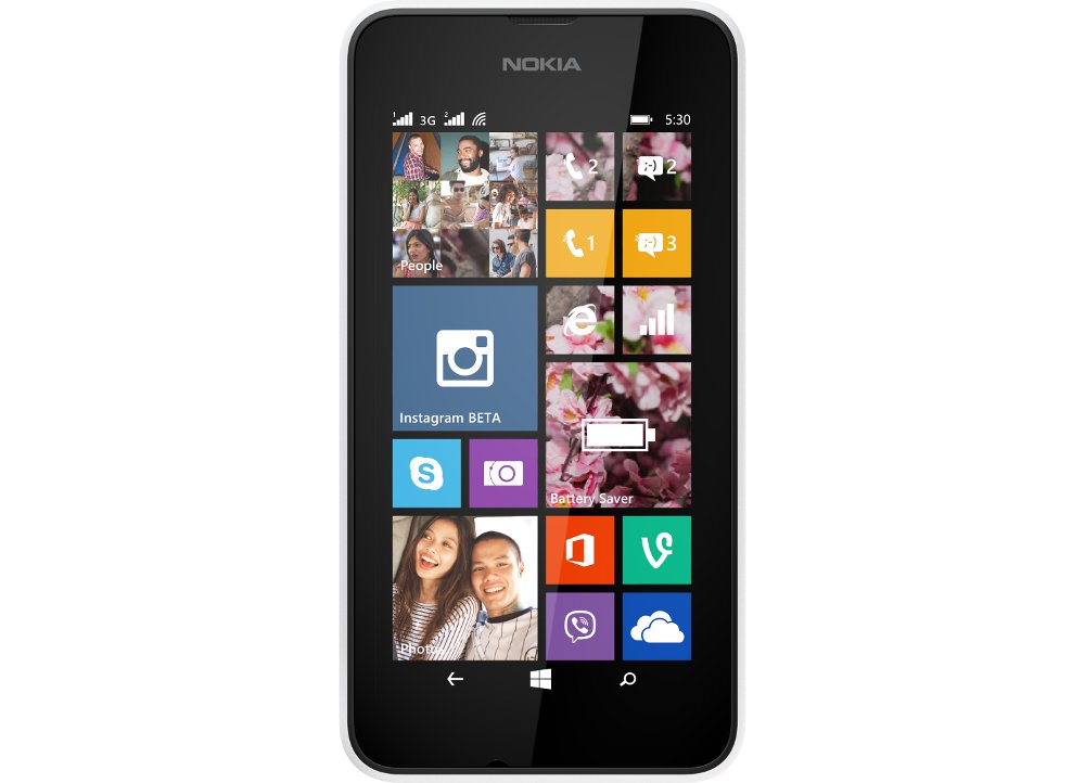 Smartphone Nokia Lumia 530 Dual Sim 4GB Λευκό