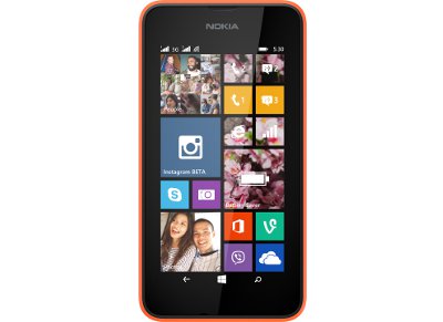 Smartphone Nokia Lumia 530 Dual Sim 4GB Πορτοκαλί