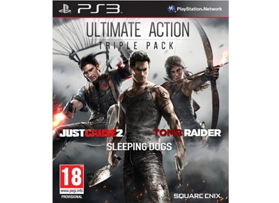 Ultimate Action Pack (Just Cause 2 & Sleeping Dogs & Tomb Raider) – PS3 Game
