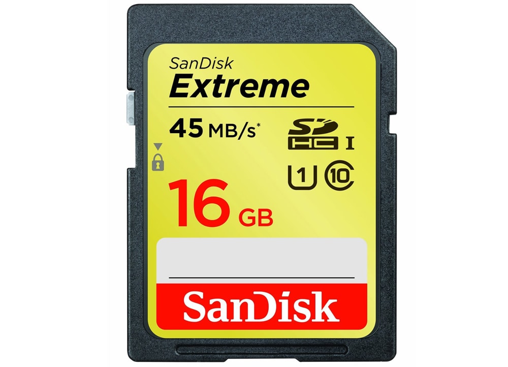 Κάρτα μνήμης SDHC 16GB Class 10 UHS-I - SanDisk Extreme SDSDX-016G-X46