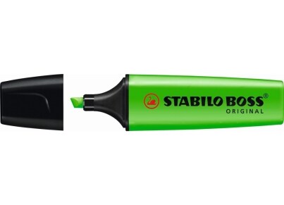 Μαρκαδόρος Υπογράμμισης Stabilo Boss 70/33 Πράσινο 3.0-5.0mm